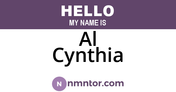 Al Cynthia