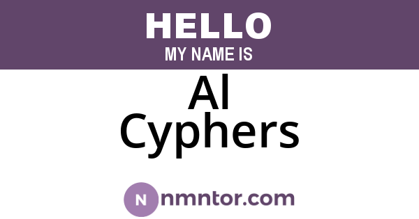 Al Cyphers