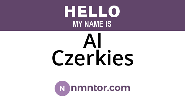 Al Czerkies