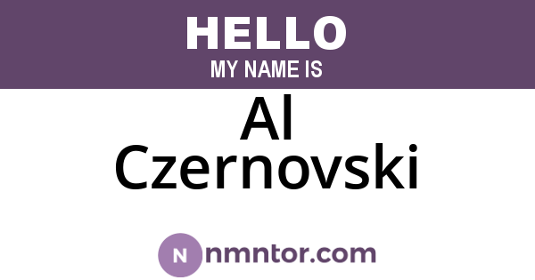 Al Czernovski