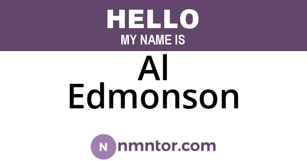 Al Edmonson