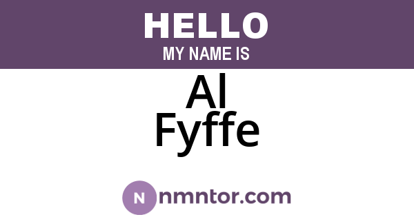 Al Fyffe