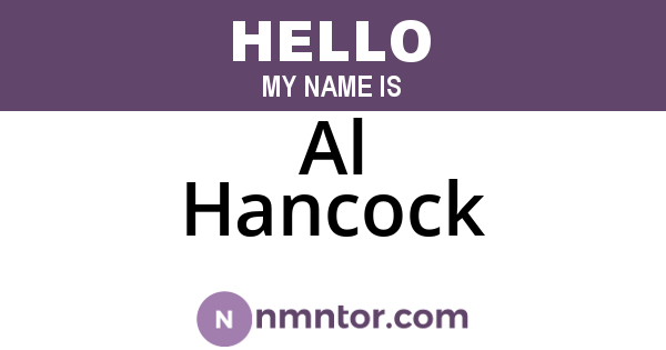 Al Hancock