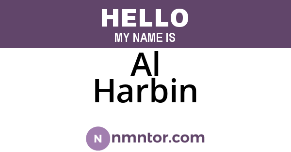 Al Harbin