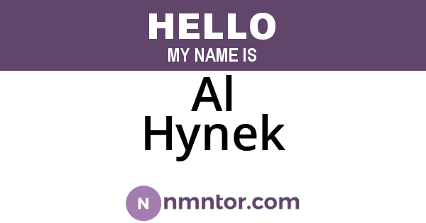 Al Hynek