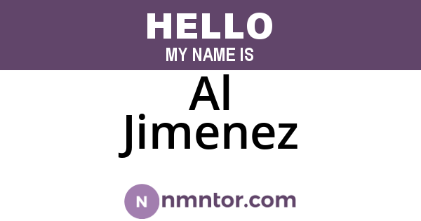 Al Jimenez