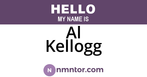 Al Kellogg