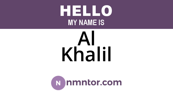 Al Khalil