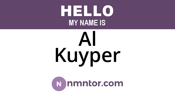 Al Kuyper