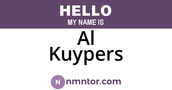 Al Kuypers