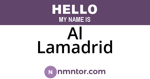 Al Lamadrid