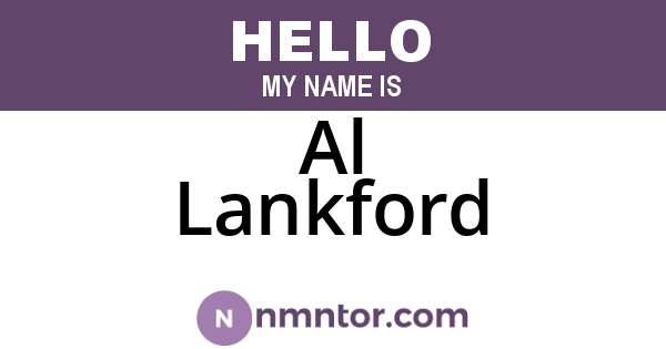 Al Lankford