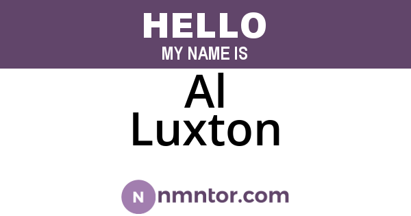 Al Luxton