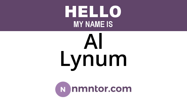 Al Lynum