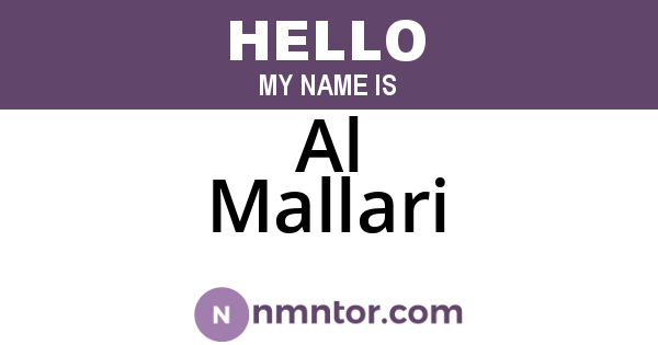 Al Mallari
