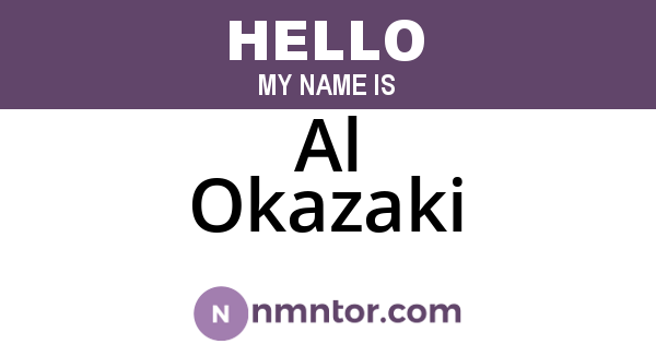Al Okazaki