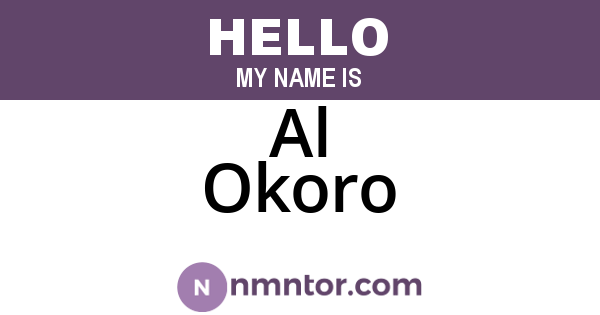 Al Okoro
