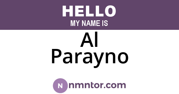 Al Parayno