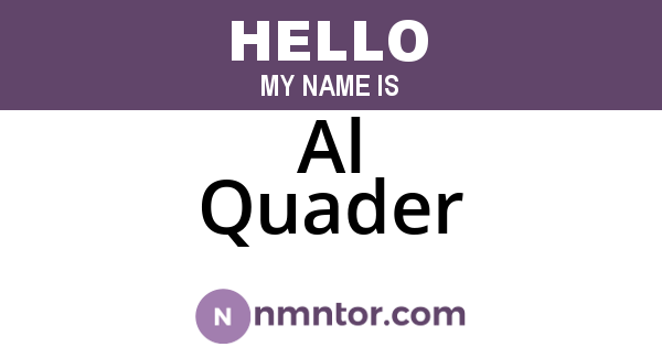 Al Quader