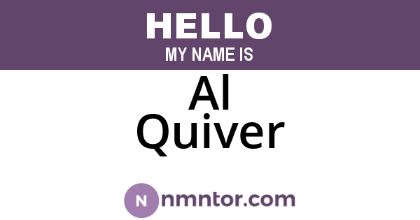 Al Quiver