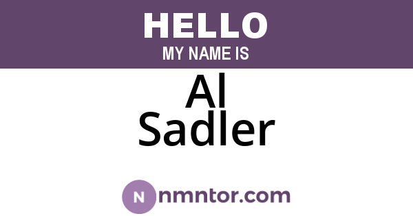 Al Sadler