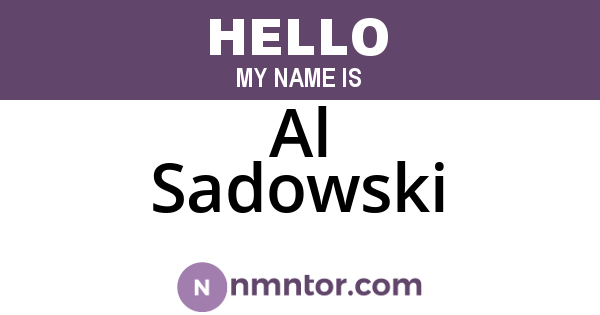 Al Sadowski