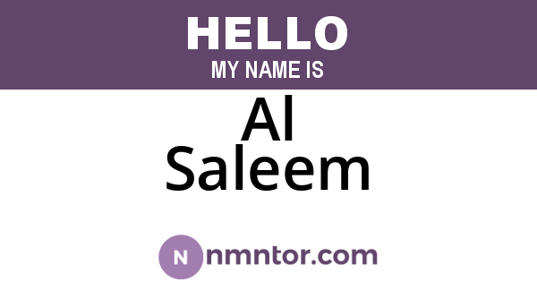 Al Saleem