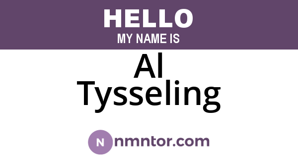 Al Tysseling