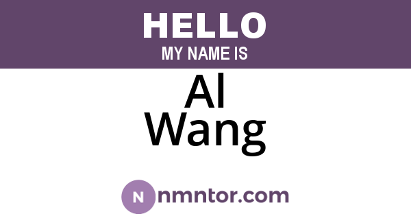 Al Wang