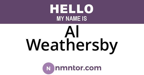 Al Weathersby