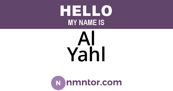 Al Yahl