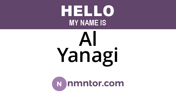 Al Yanagi