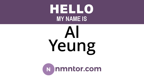 Al Yeung