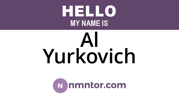 Al Yurkovich