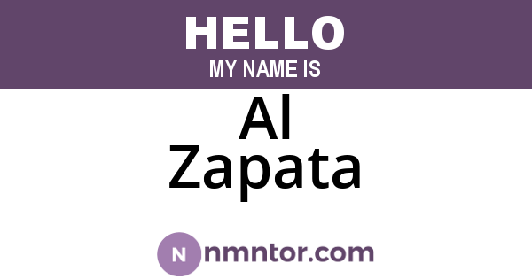 Al Zapata