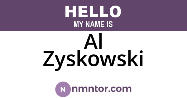 Al Zyskowski