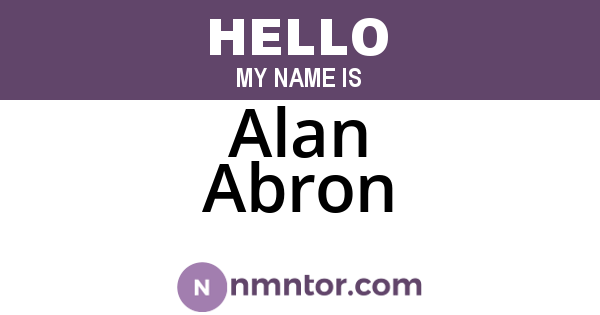 Alan Abron