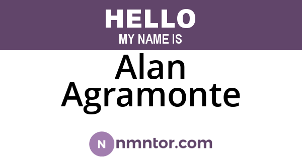 Alan Agramonte