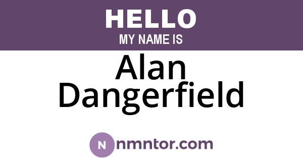 Alan Dangerfield