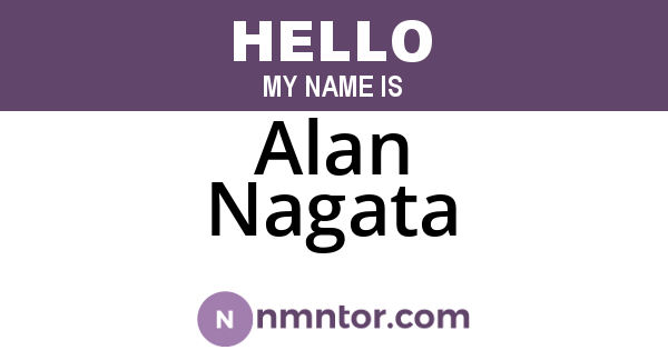 Alan Nagata