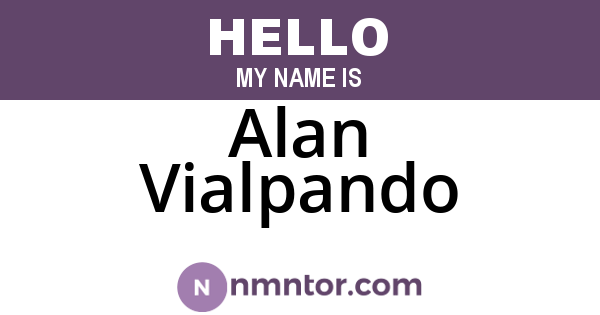 Alan Vialpando