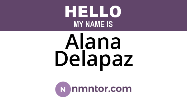Alana Delapaz