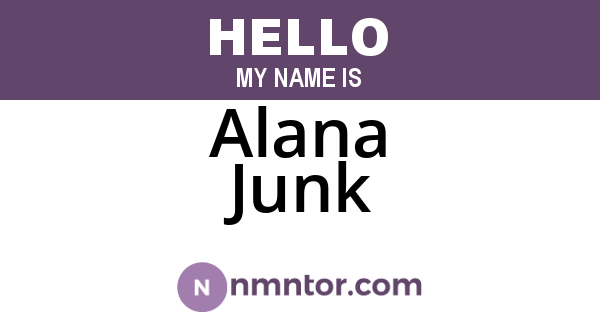 Alana Junk