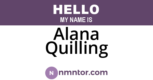 Alana Quilling