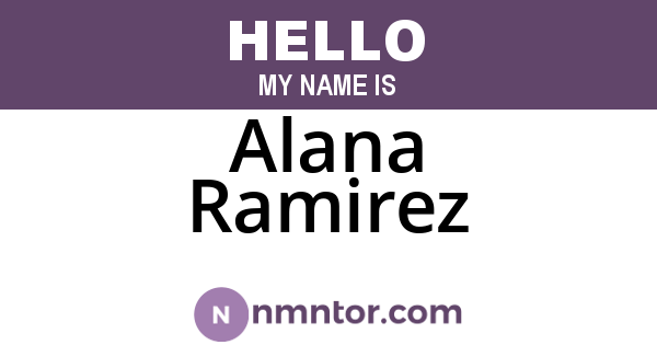 Alana Ramirez