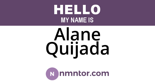 Alane Quijada