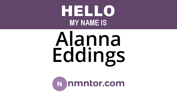 Alanna Eddings