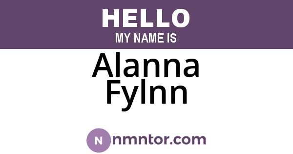 Alanna Fylnn