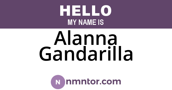Alanna Gandarilla
