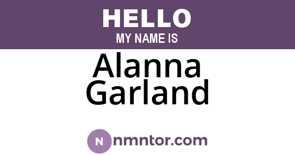 Alanna Garland
